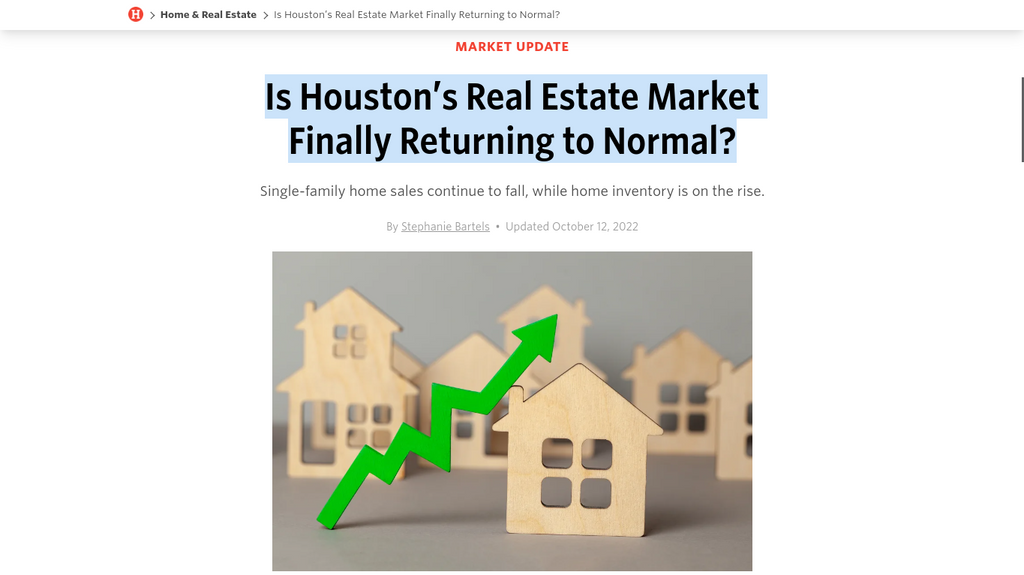 Is Houston’s Real Estate Market Finally Returning to Normal?