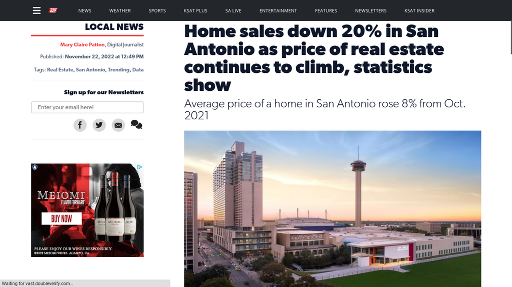 Home sales down 20% in San Antonio as price of real estate continues to climb, statistics show