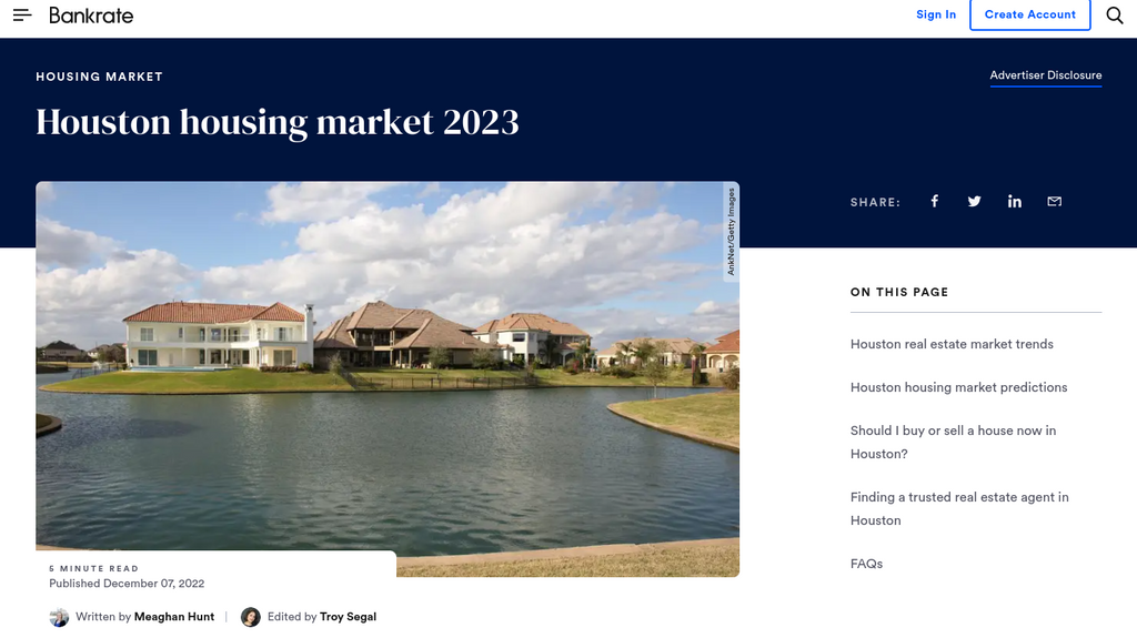 Houston housing market 2023