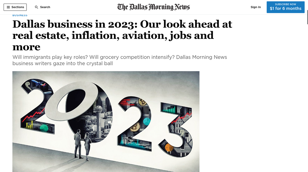 Dallas business in 2023: Our look ahead at real estate, inflation, aviation, jobs and more