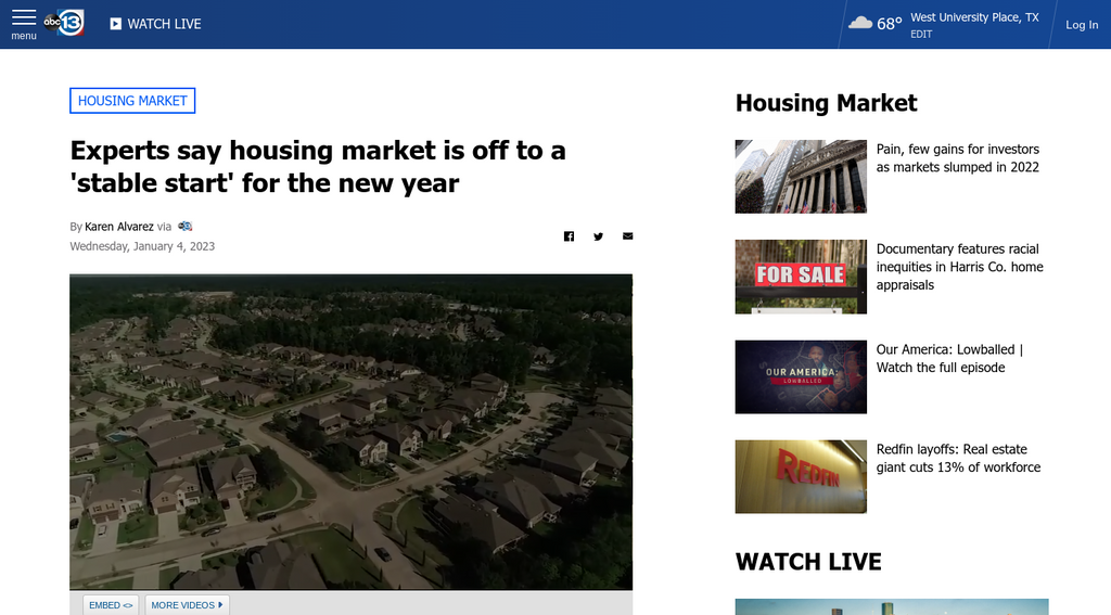 Experts say housing market is off to a 'stable start' for the new year